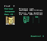 une photo d'Ã©cran de Nobunaga s Ambition sur Nintendo Nes